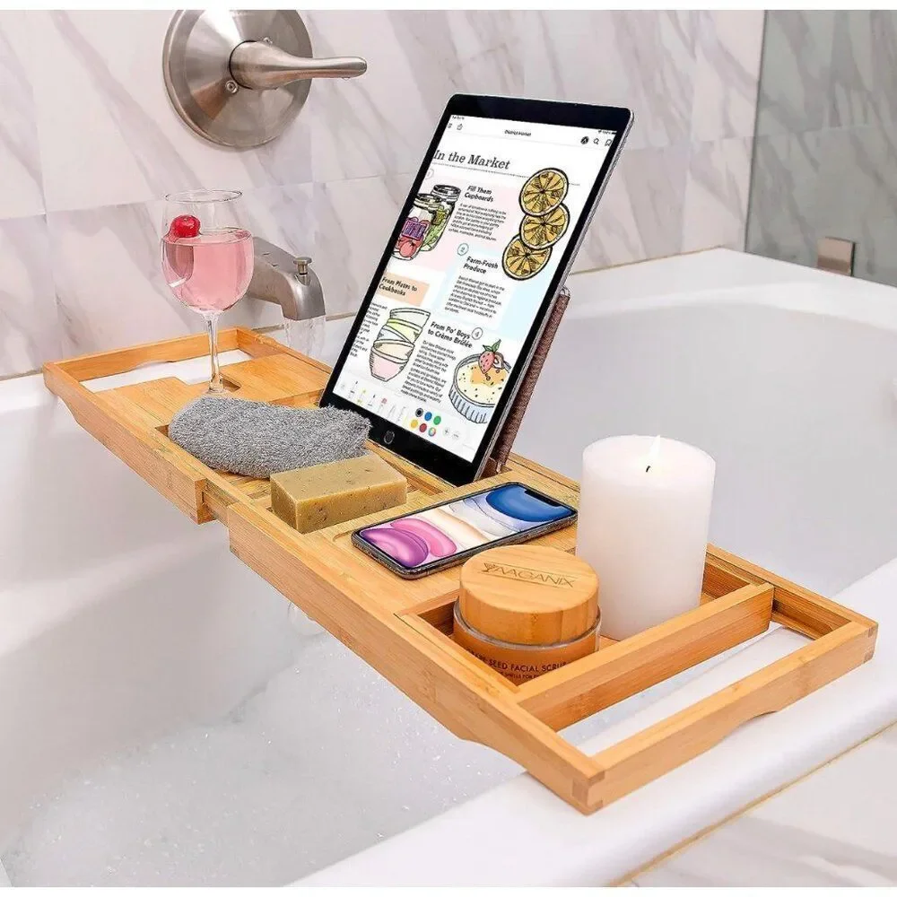 Homemaid Living Bamboo Bathtub Tray NEW